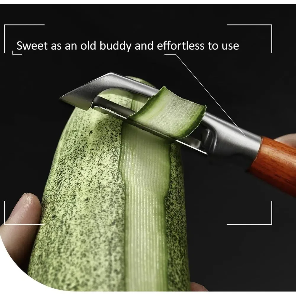 Premium High-End Rosewood Potato Peeler